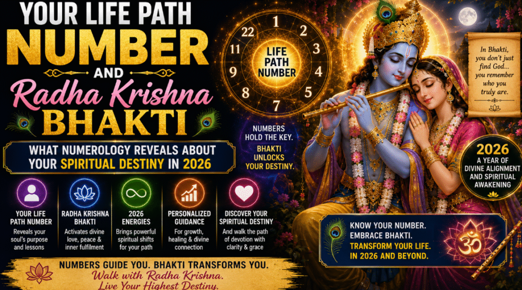 Your Life Path Number and Radha Krishna Bhakti